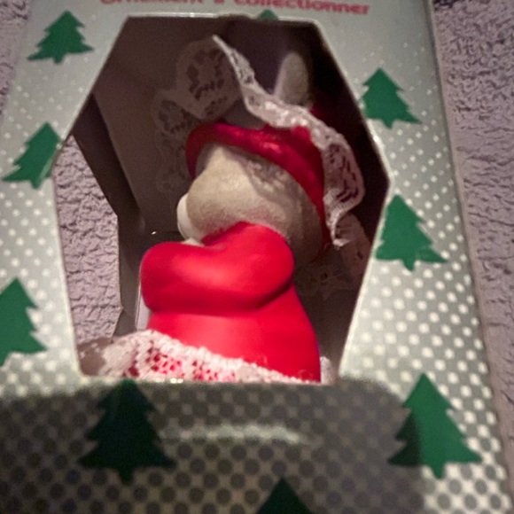 Vintage Christmas ornament. Li’l Christmas mouse. - Picture 5 of 6